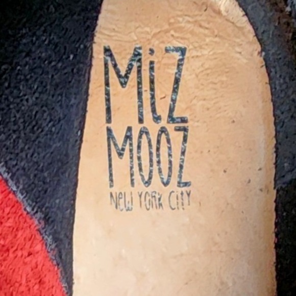 Miz Mooz Delena Red Leather Ruched Side Zip Boots Women Size 38 - Picture 6 of 10